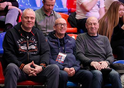 Дмитрий Шакулин, Юрий Юрков и Аскер Барчо (фото: М. Сербин, cskabasket.com)